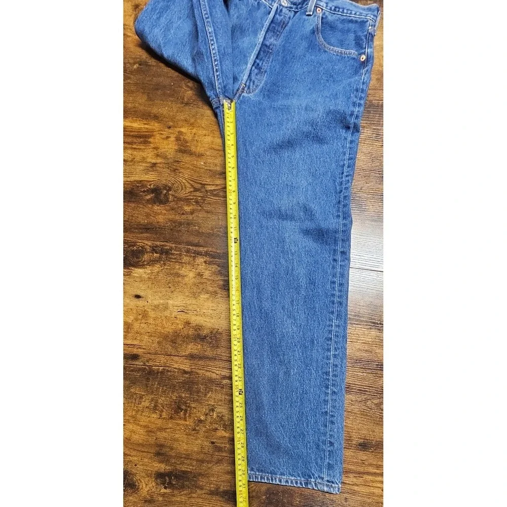 Vintage 00' Levis‎ 501xx Men's Size 34x30 Blue Straight Denim Jeans Y2K